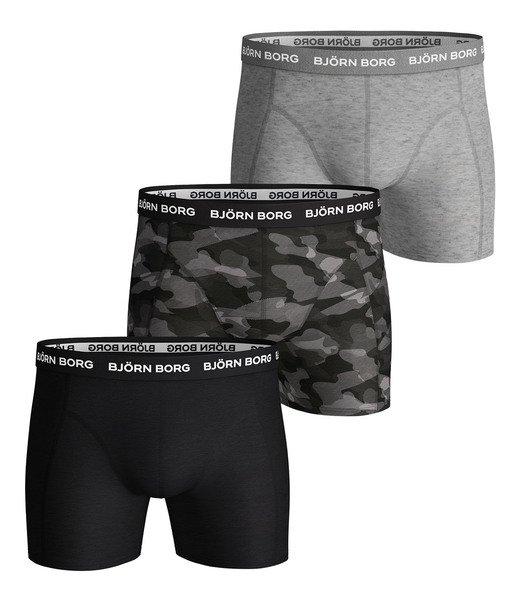 Image of Boxershort Casual Stretch Herren Grau XL
