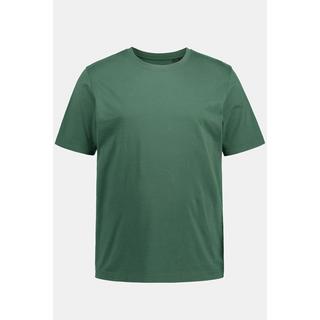 JP1880  T-shirt Basic en coton peigné, col rond vert nuageux 