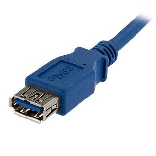 STARTECH.COM  Câble d'extension bleu SuperSpeed USB 3.0 A vers A 1 m - M/F 