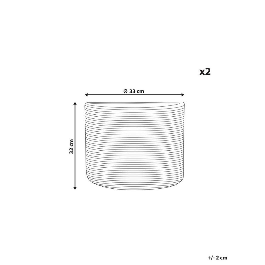 Beliani Korb en Cotone Boho YERKOY  