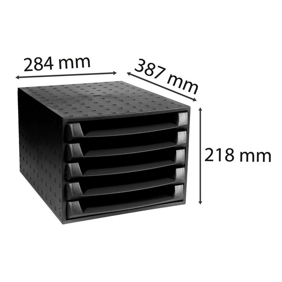 Exacompta Module de classement The Box Ecoblack  