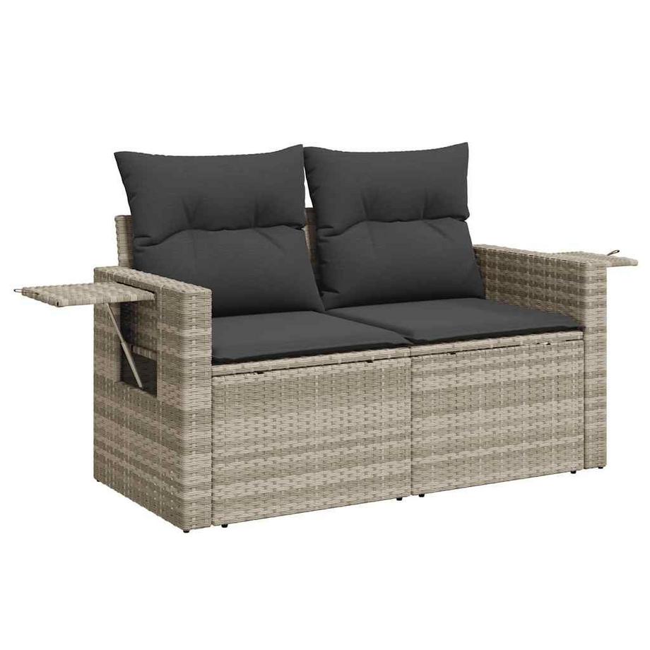 VidaXL set di divani da giardino Polirattan  