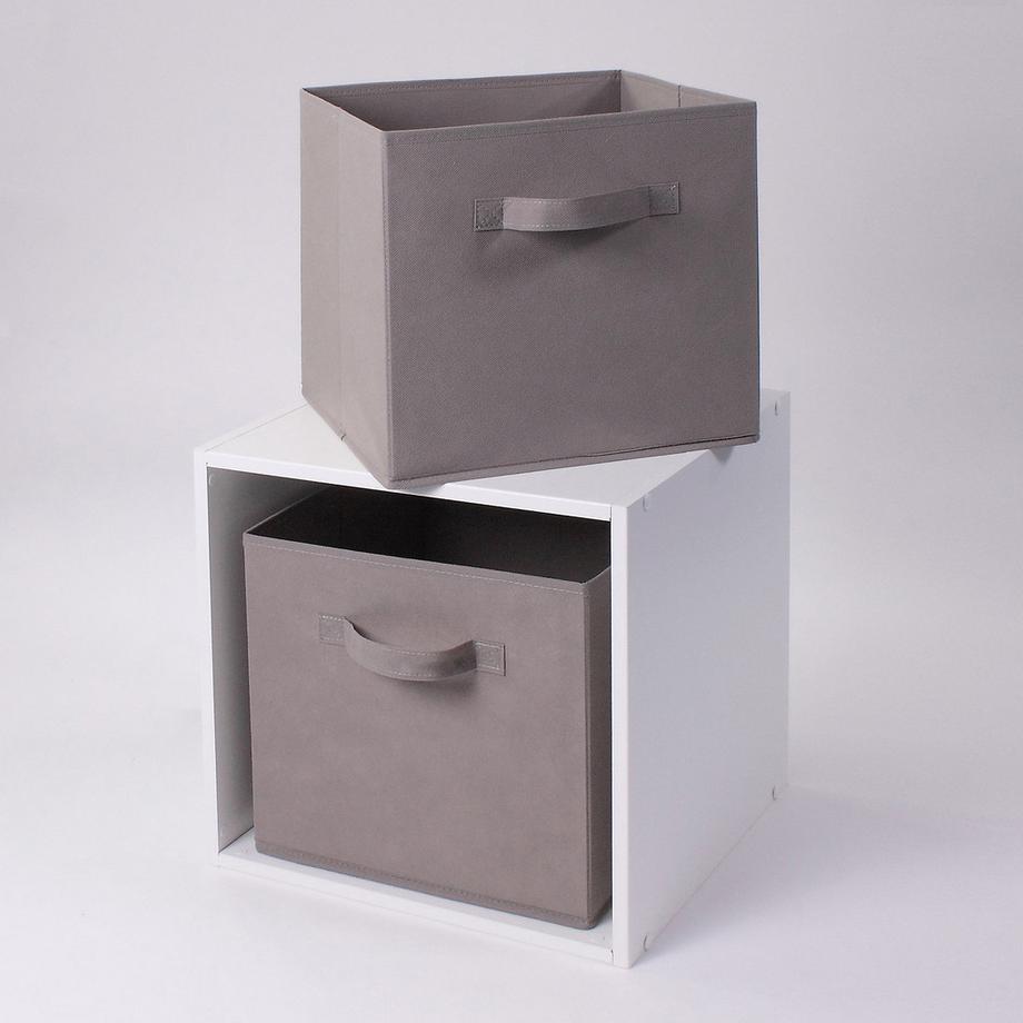 Calicosy Cube de rangement intissé 28x28cm - Lot de 2  