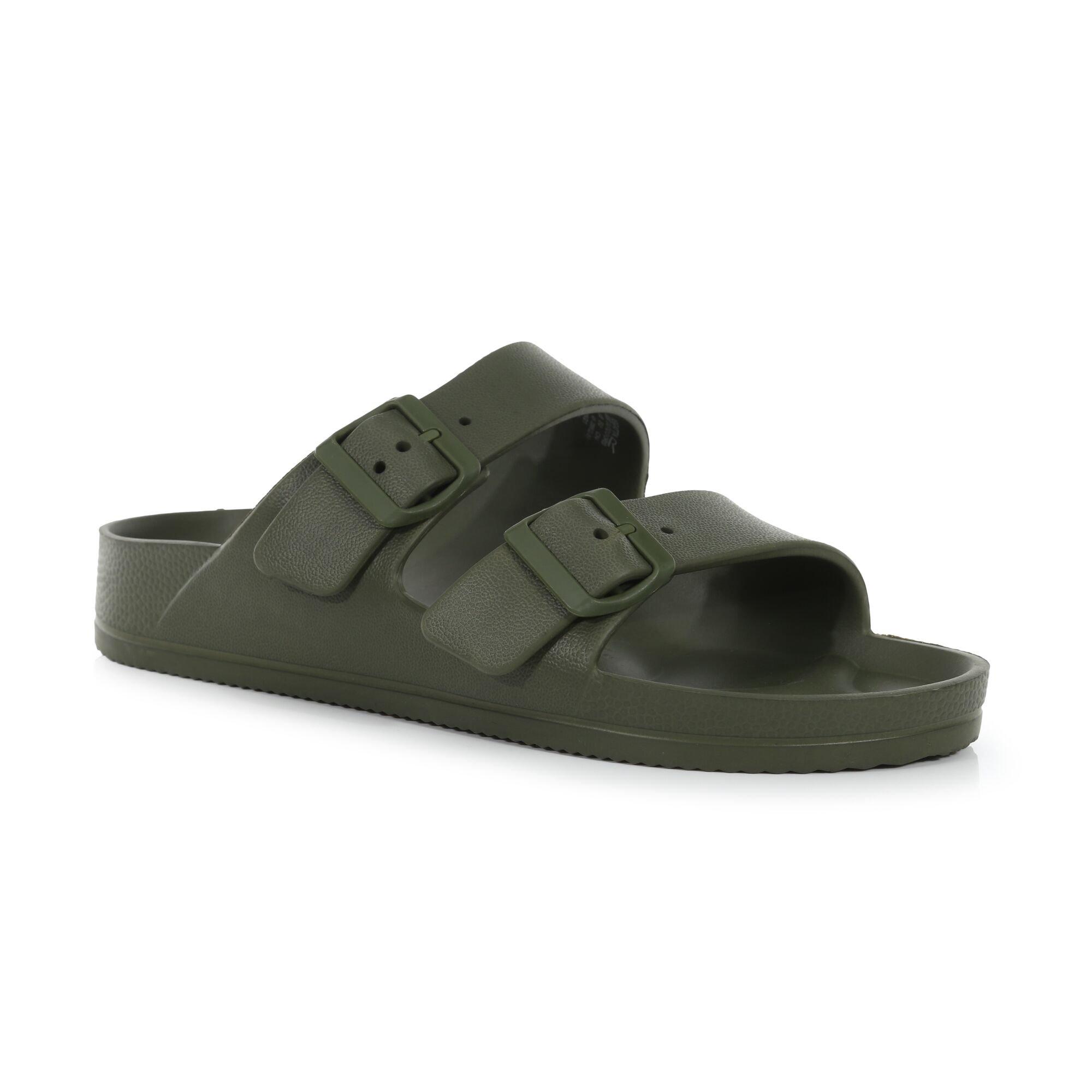 Image of Sandalen Brooklyn, Doppelriemen Herren Khaki 43