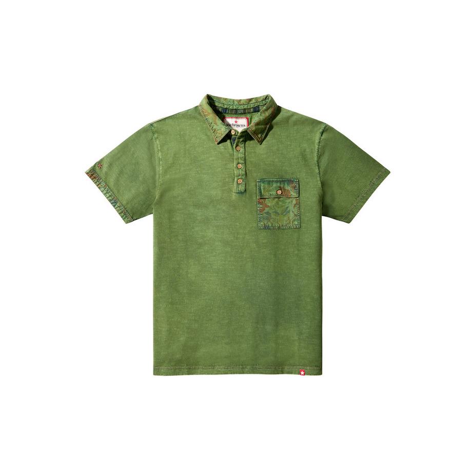 Joe Browns Polo Délavé avec Finition Feuilles et Détail Brodé  