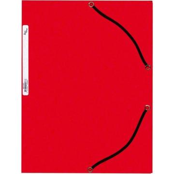 BÜROLINE Gummibandmappe A4 460697 rot, Karton