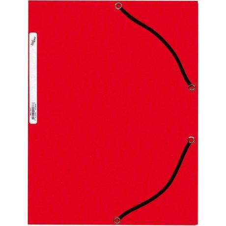 BÜROLINE BÜROLINE Gummibandmappe A4 460697 rot, Karton  