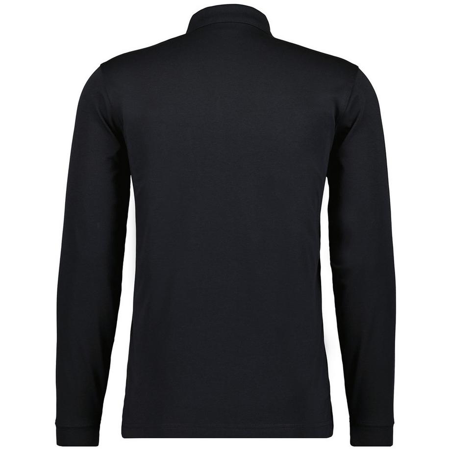Ragman Polo  Confortable à porter-Soft Knit Polo Knopf Langarm  