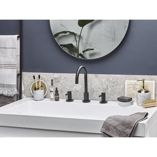 Beliani Set accessori bagno en Ceramica Glamour HUNCAL  