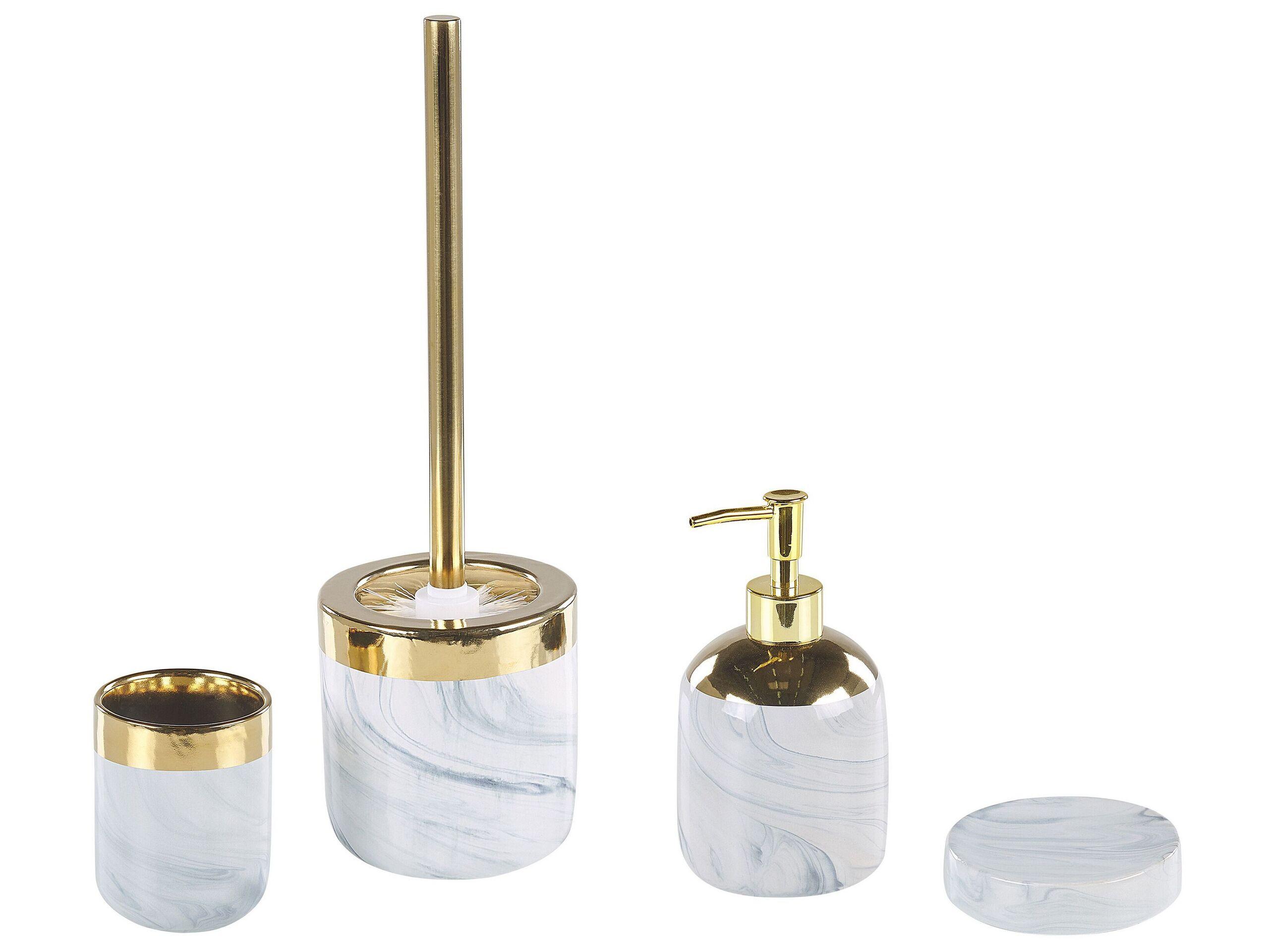 Image of Badezimmer-Zubehör aus Keramik Glamourös HUNCAL Badezimmer-Zubehör aus Keramik Glamourös HUNCAL