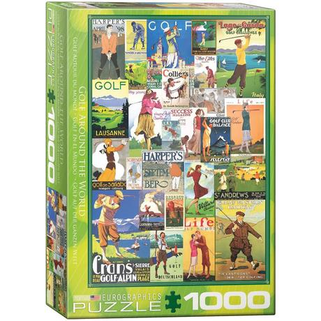 Eurographics  Puzzle Eurographics Golf autour du monde - 1000 pièces 