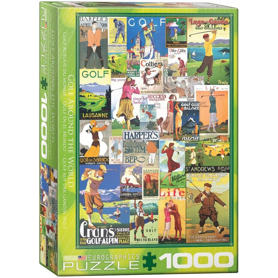 puzzle Golf Around the World 1000 Teile