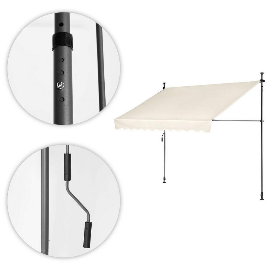 Northix Balkon-Sonnenschutz-Markise  