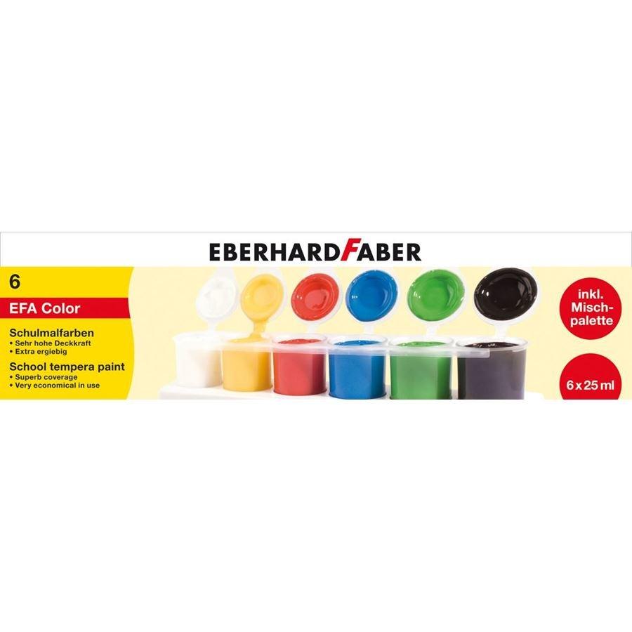 Image of Eberhard Faber EFA Color Gouache 25 ml 6 Stück(e) Multicolor
