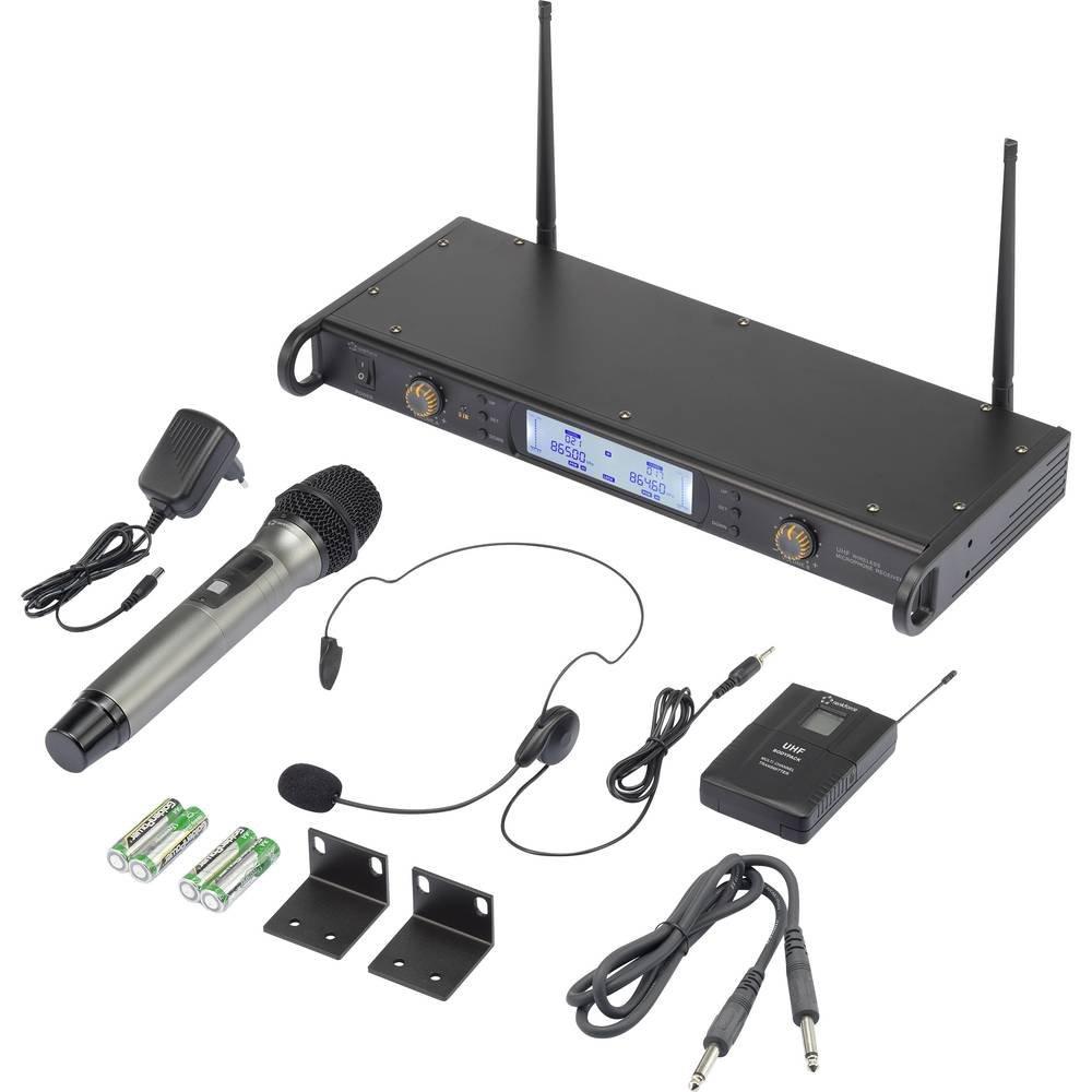 Renkforce  BM-7200 Kit microfono senza fili Tipo di trasmissione (dettaglio):Senza fili (radio) incl. cavo 