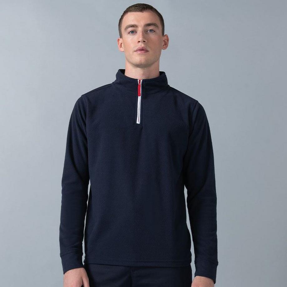 Finden & Hales Haut polaire Col zippé Manches longues  