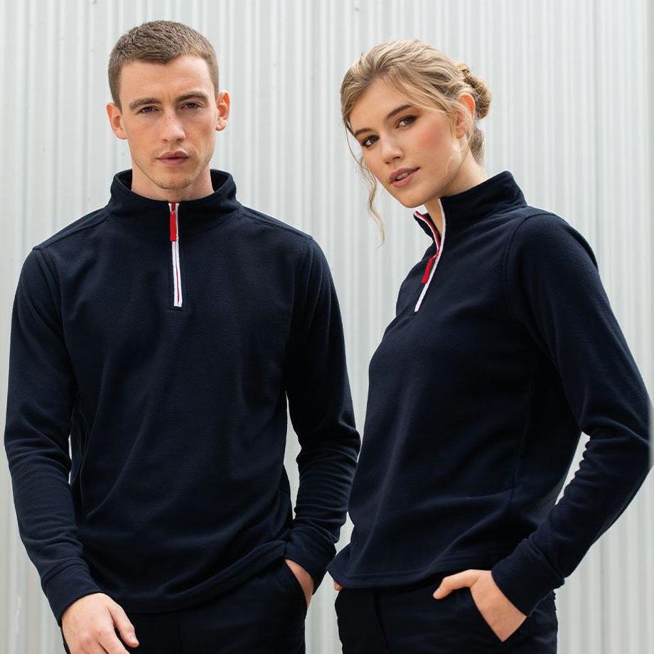 Finden & Hales Haut polaire Col zippé Manches longues  