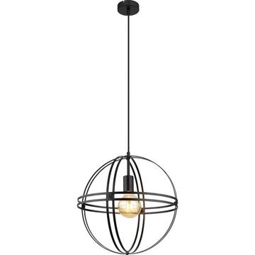 Lampe à suspension Cronadun métal noir mat 40 1xE27