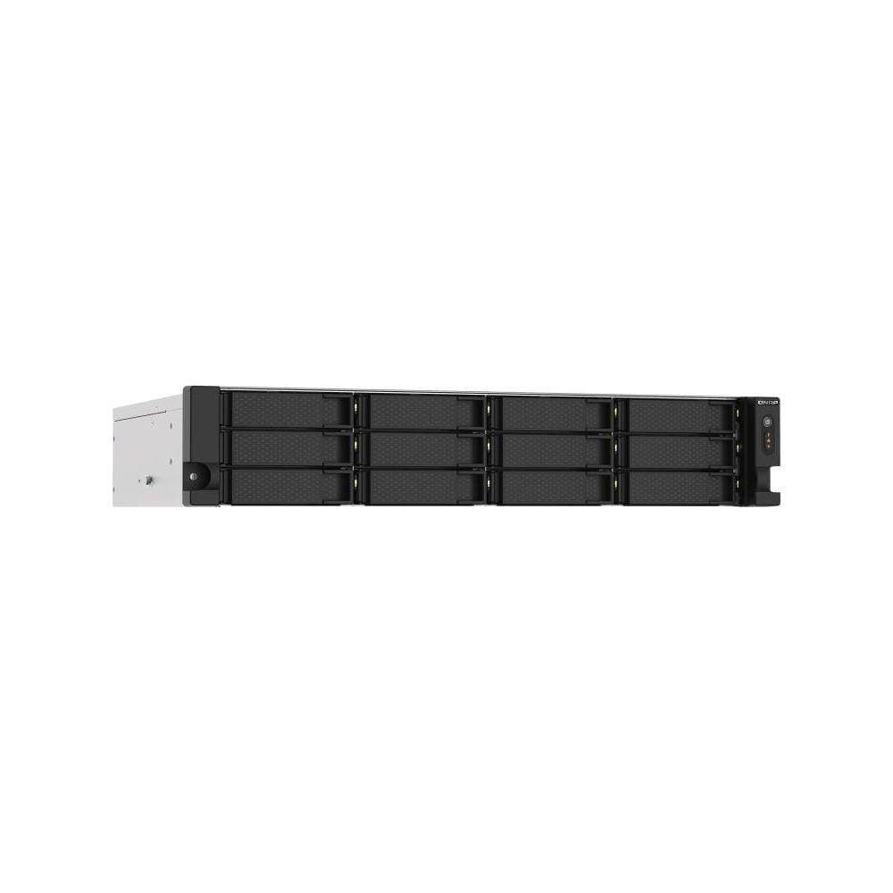 Qnap  TS-1273AU-RP-8G serveur de stockage NAS Rack (2 U) Ethernet/LAN Aluminium, Noir V1500B 