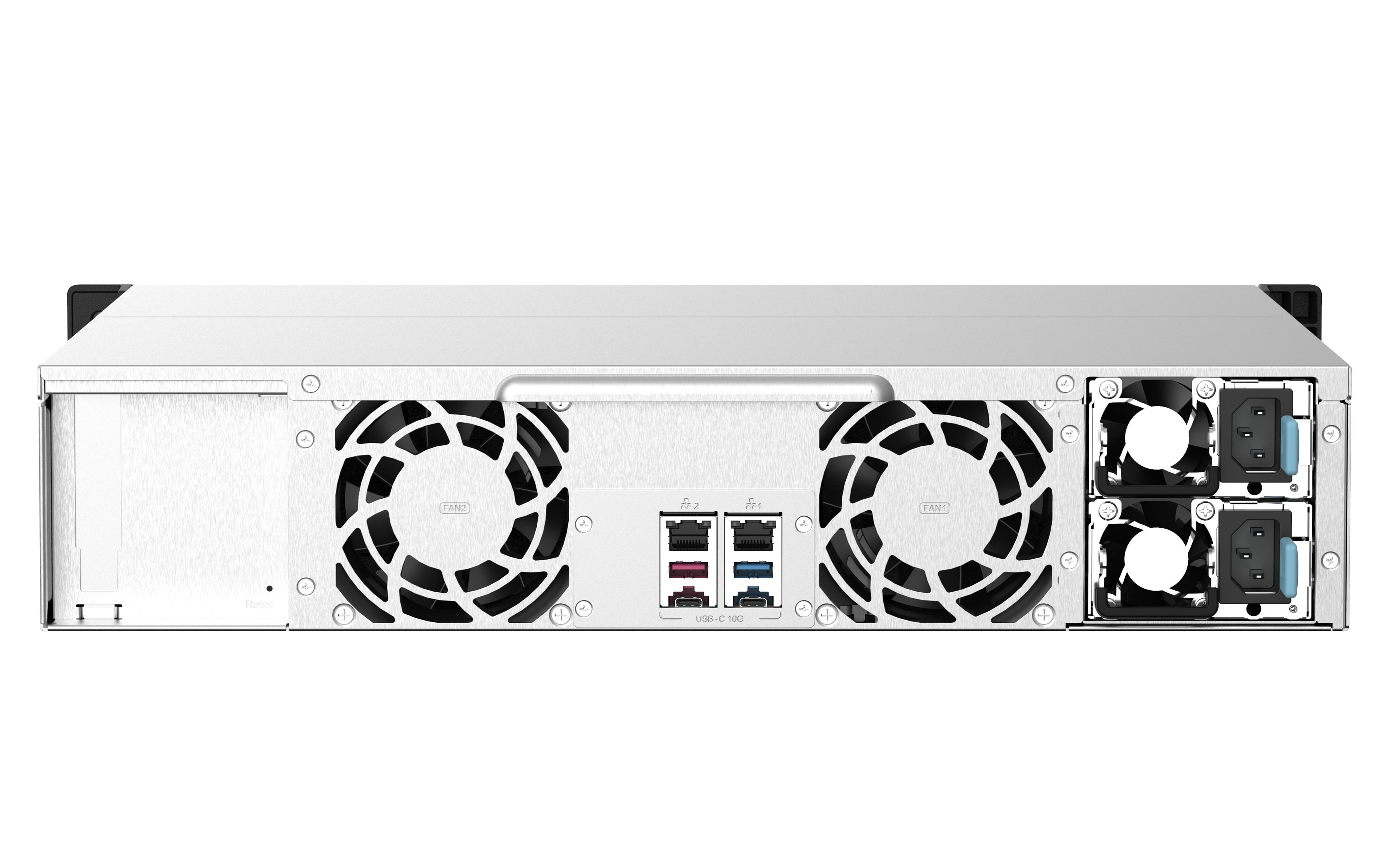 Qnap  TS-1273AU-RP-8G NAS & Speicherserver Rack (2U) Ethernet/LAN Aluminium, Schwarz V1500B 