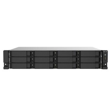 TS-1273AU-RP-8G server NAS e di archiviazione Armadio (2U) Collegamento ethernet LAN Alluminio, Nero V1500B