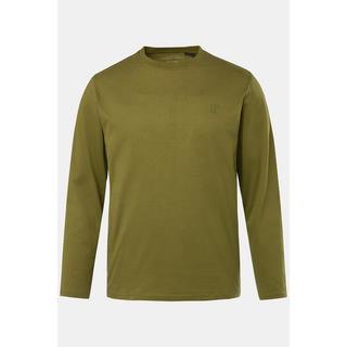 JP1880  Maglia basic a maniche lunghe verde cactus 