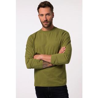 JP1880  Maglia basic a maniche lunghe verde cactus 