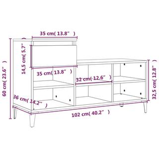 VidaXL Schuhregal holzwerkstoff  