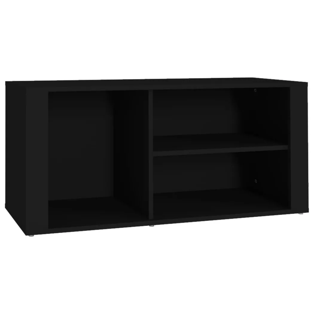 VidaXL - scarpiera Legno multistrato, One Size, Nero