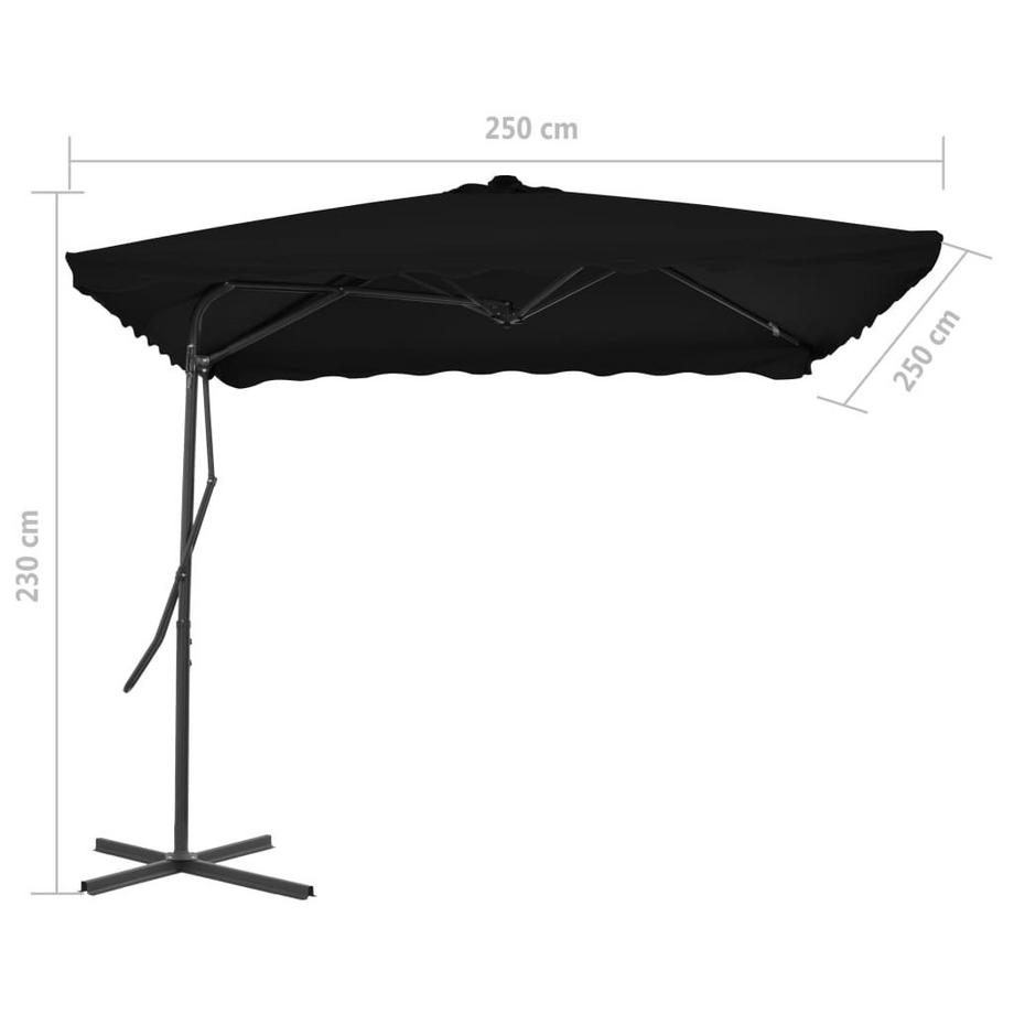 VidaXL ombrellone da giardino  