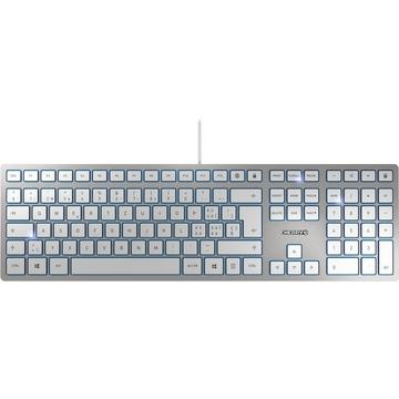 Tastatur KC 6000 Slim CH-Layout Silber