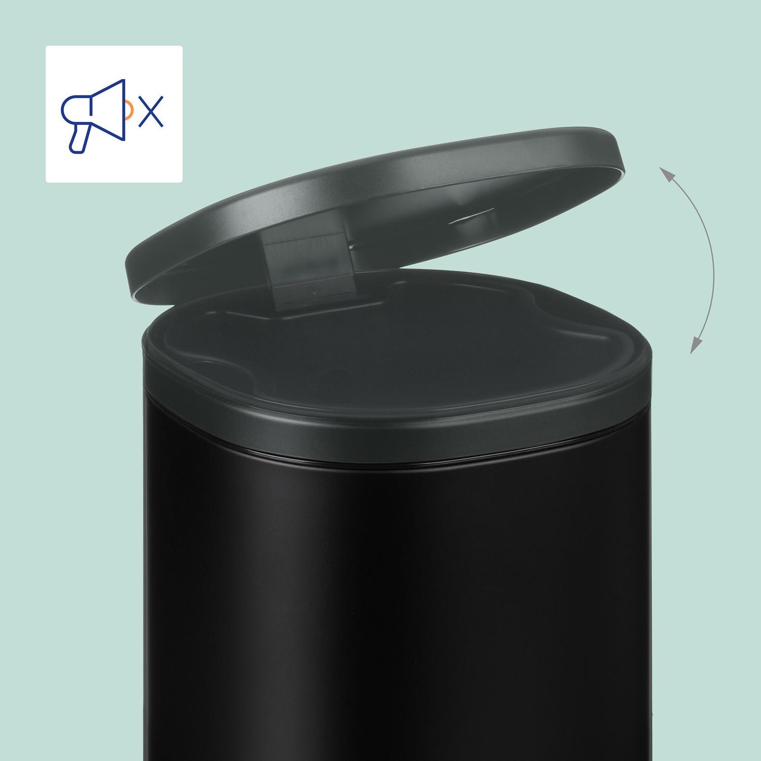 B2X Poubelle 5 litres pour salle de bain  