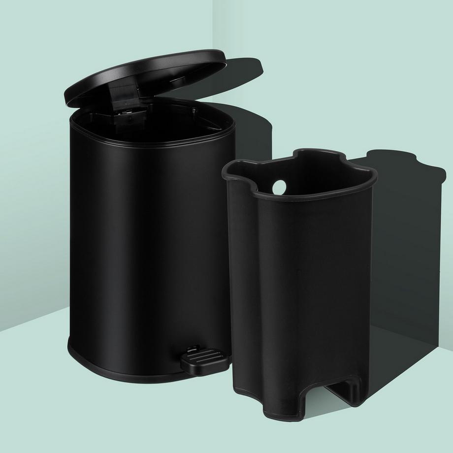 B2X Poubelle 5 litres pour salle de bain  