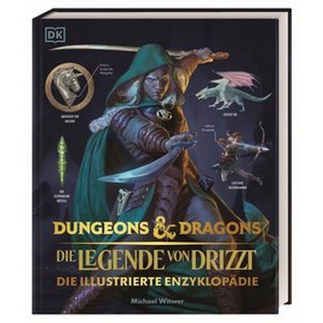 Dungeons & Dragons Die Legende von Drizzt Die illustrierte Enzyklopädie Witwer, Michael; Rainville, Jason (Illustrationen); Heller, Simone (Übersetzung) Couverture rigide 