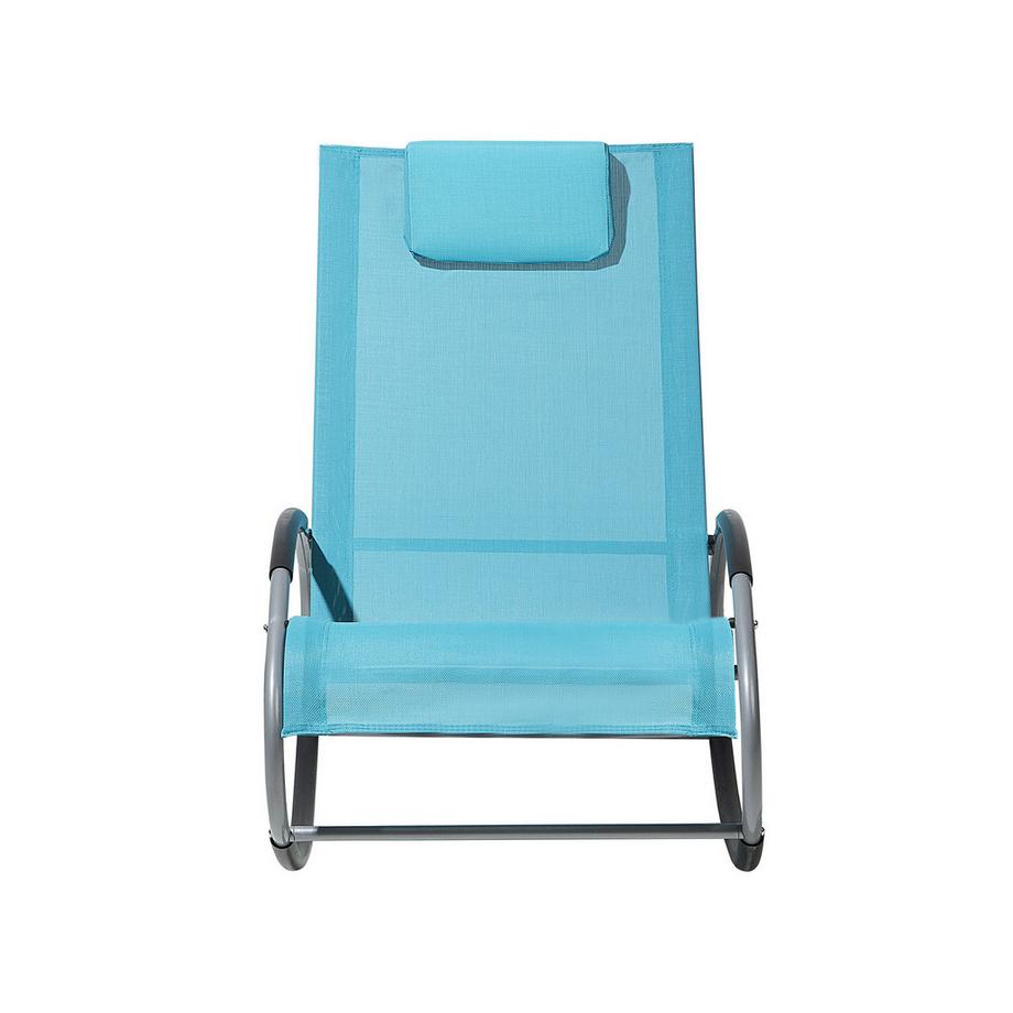 Beliani Transat à bascule en Acier Moderne CAMPO  