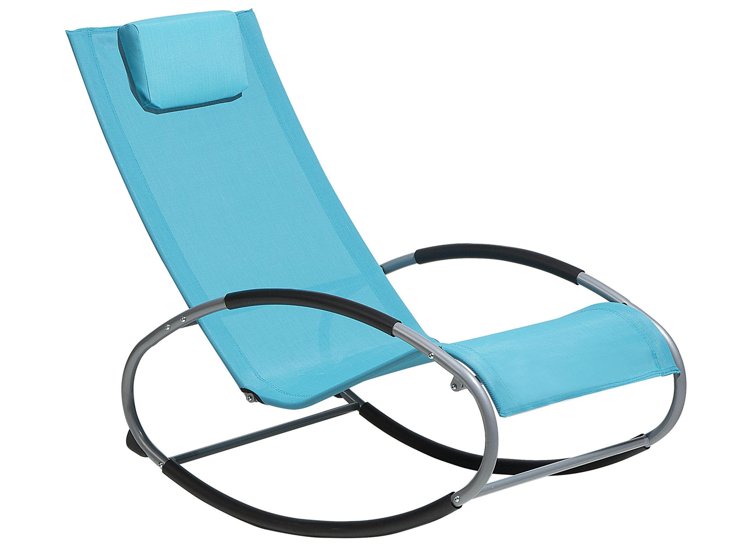 Beliani Chaise de jardin en Acier Moderne CAMPO  