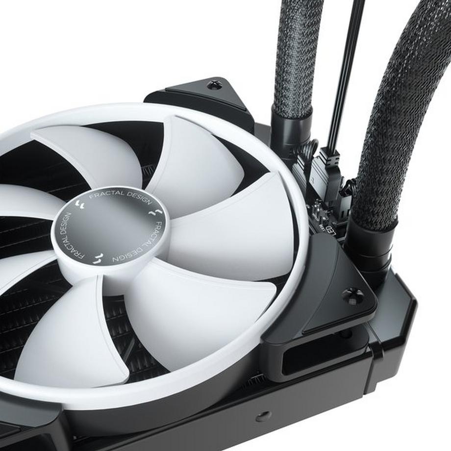 Fractal Design  Celsius+ S28 Prisma Processeur Refroidisseur de liquide tout-en-un Noir, Blanc 1 pièce(s) 
