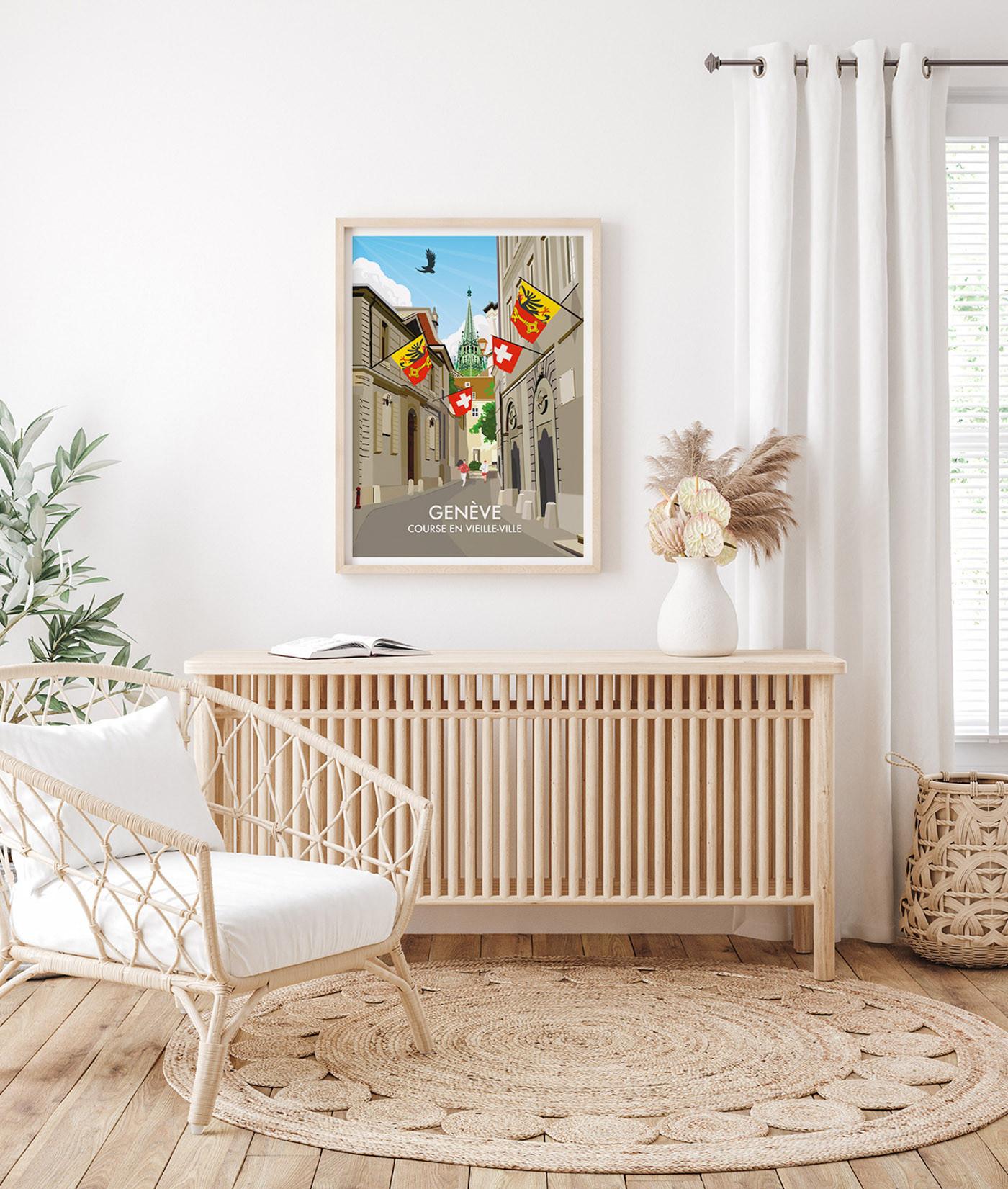 La-Jonx Affiche de Vieille-Ville  