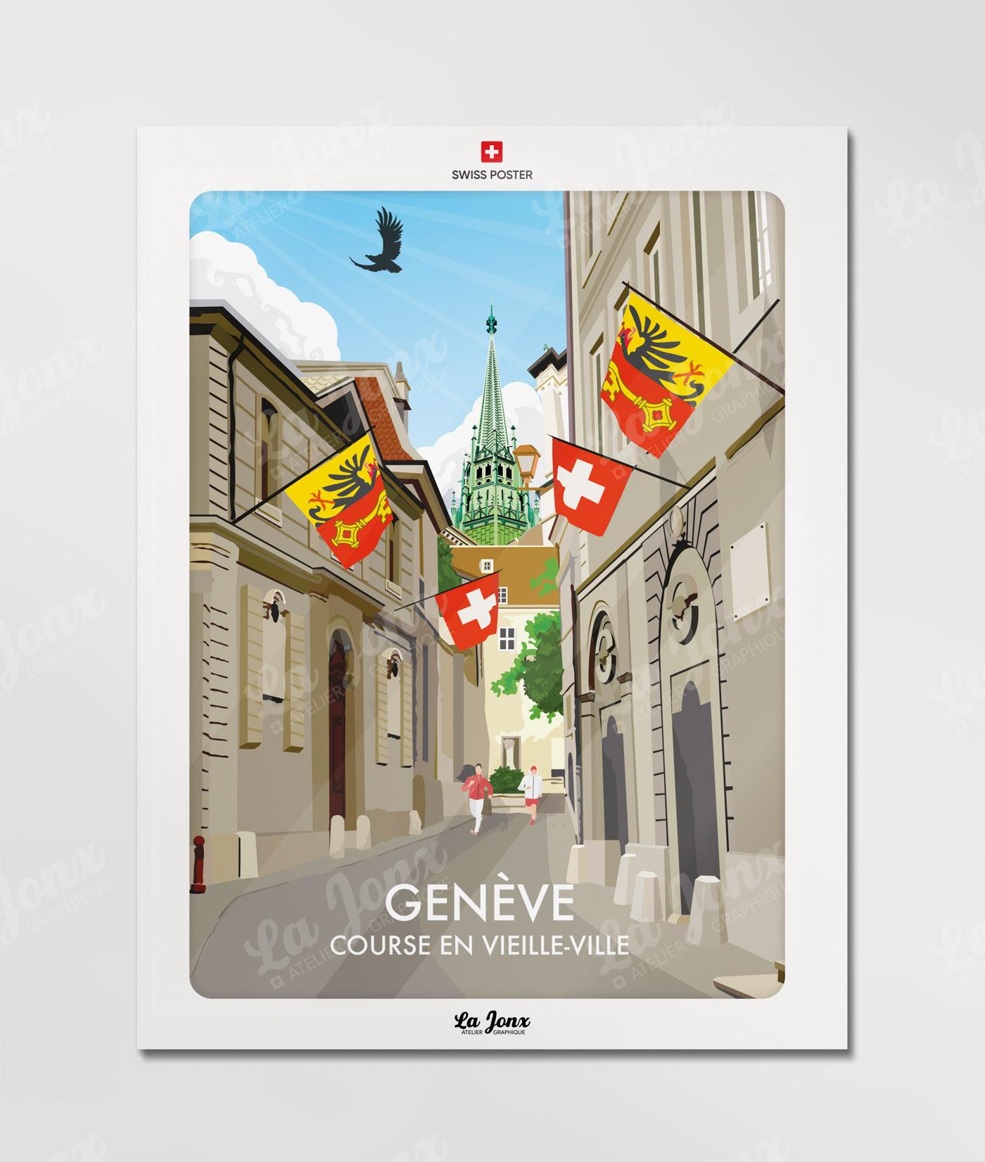 La-Jonx Affiche de Vieille-Ville  