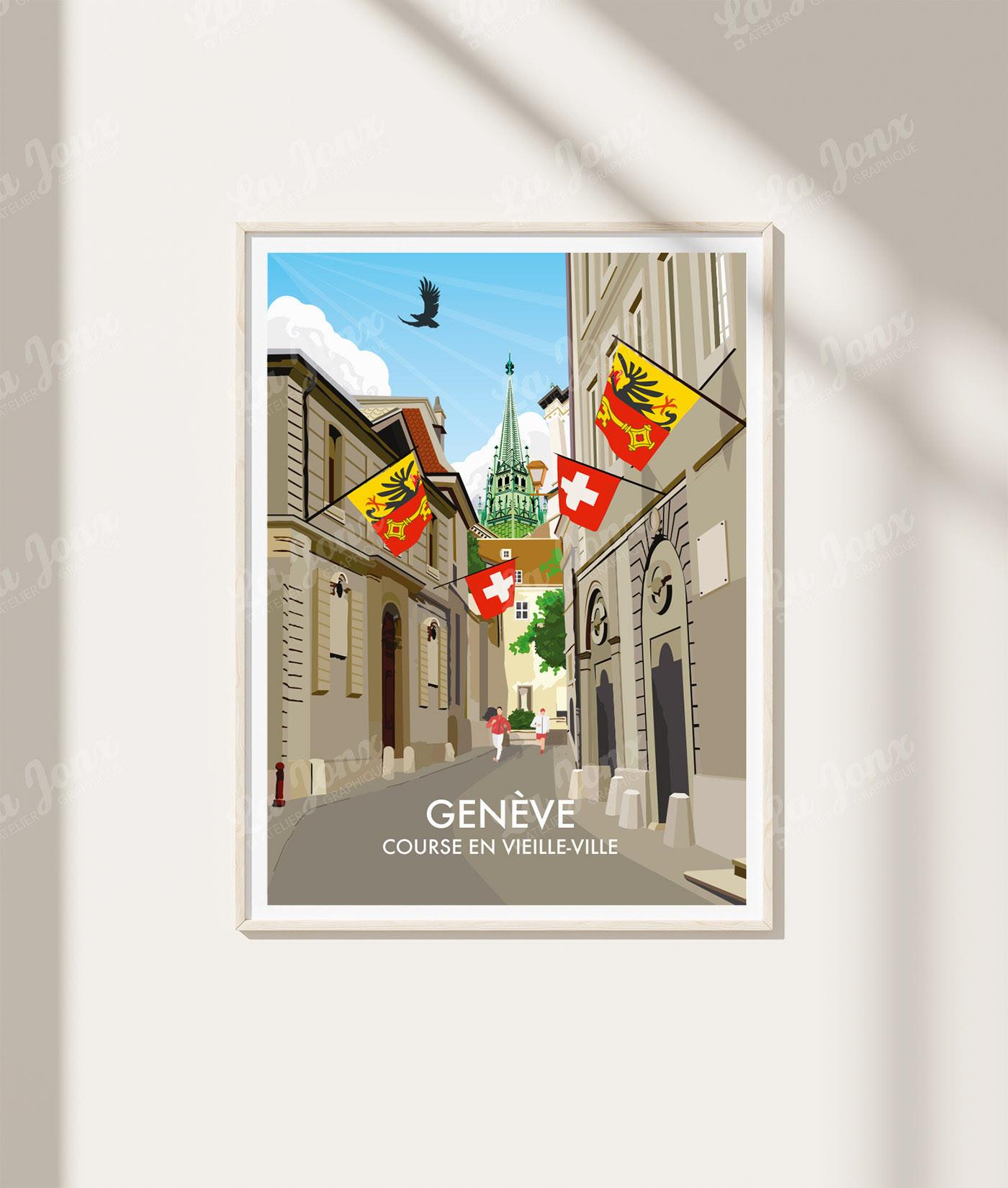 La-Jonx Affiche de Vieille-Ville  