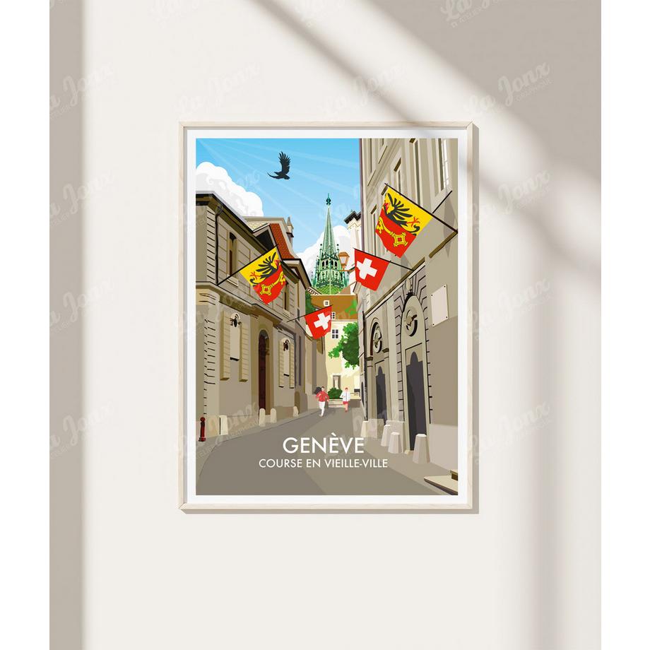 La-Jonx Affiche de Vieille-Ville  