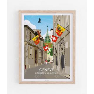 La-Jonx Affiche de Vieille-Ville  