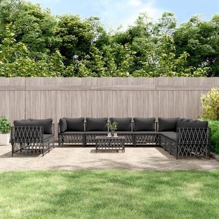 VidaXL Garten lounge set stahl  