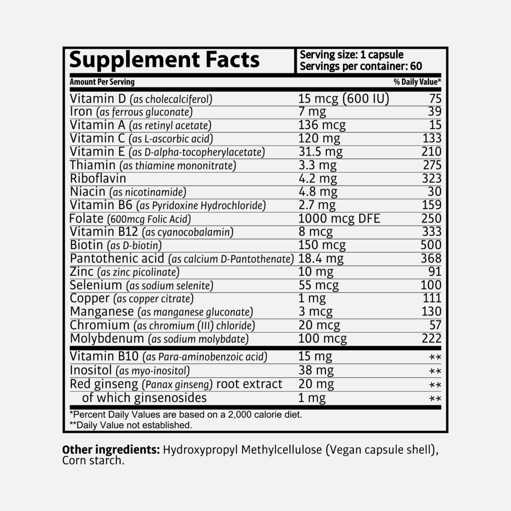 Tasnim  Multivitamin – Tasnim®
Immun Stark* – 60 Kapseln 