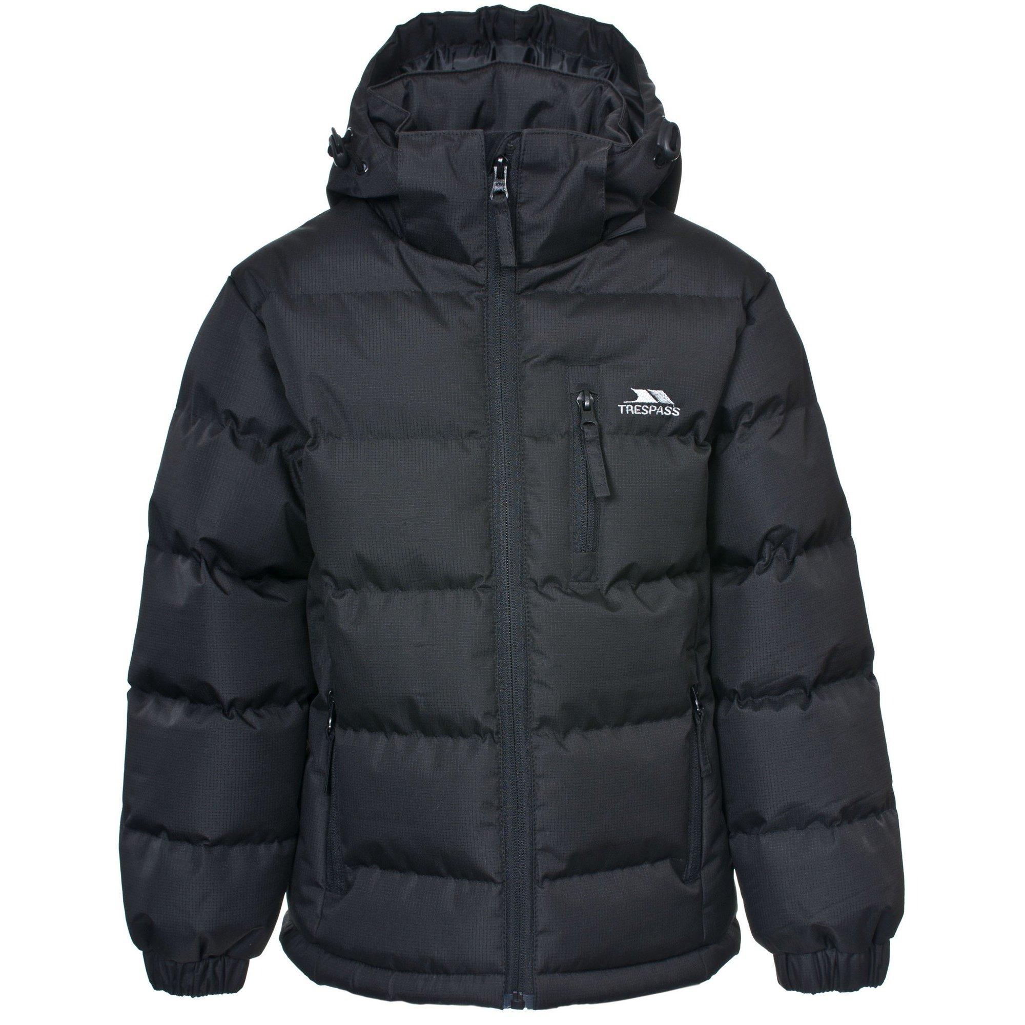 Image of Tuff Winterjacke Steppjacke Unisex Schwarz 11-12A
