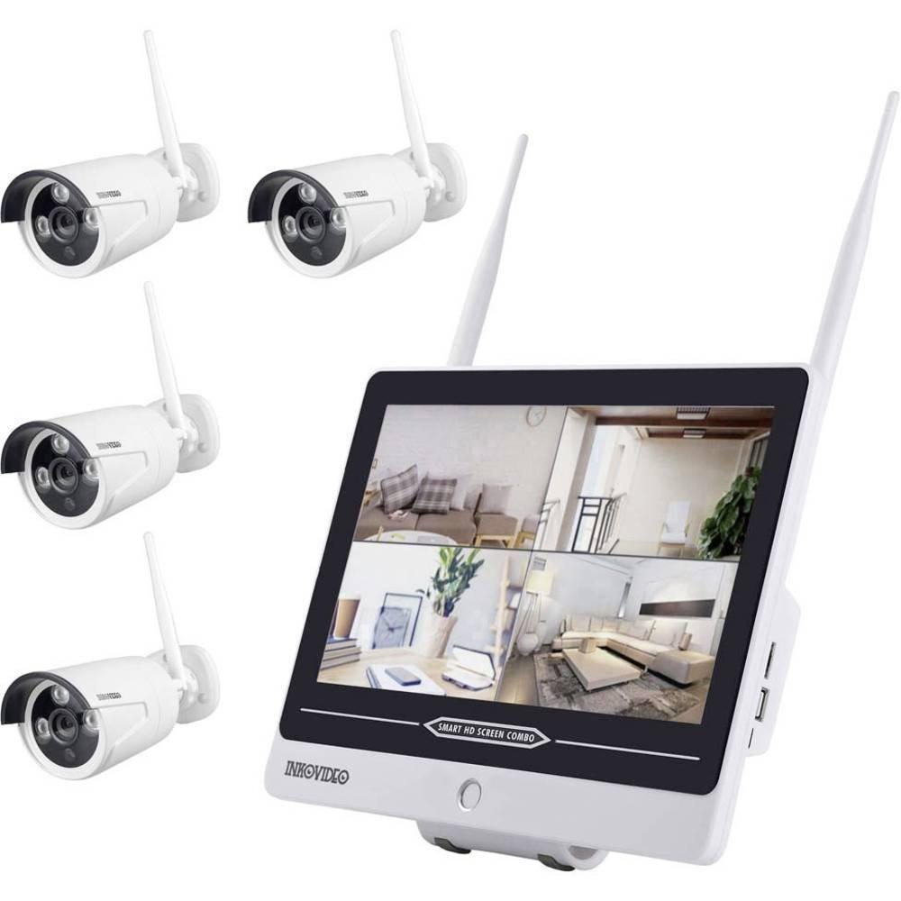 Inkovideo  Inkovideo IP-Set con 4 camere INKO-AL3003-4 