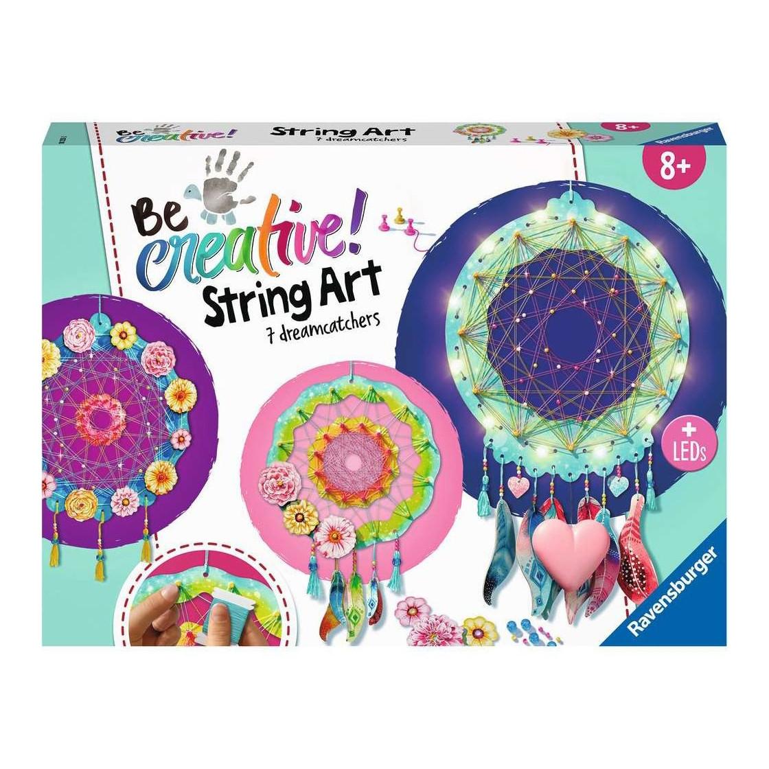 Image of 18235 String Art Maxi:dreamcatcher, String Art Bastelset Für Kinder Ab 8 Jahren, Kreative Traumfänger Mit Leds Unisex Multicolor ONE SIZE