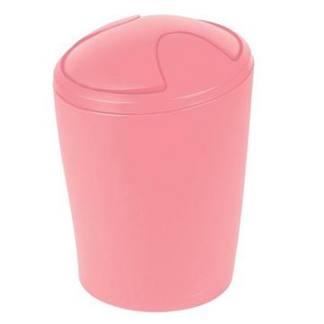 Pattumiera da bagno manuale PP MOVE 5L Rosa Gelido