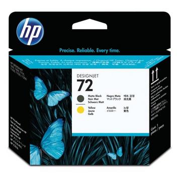 HP Druckkopf 72 schwarz matt/gelb C9384A DesignJet T1100