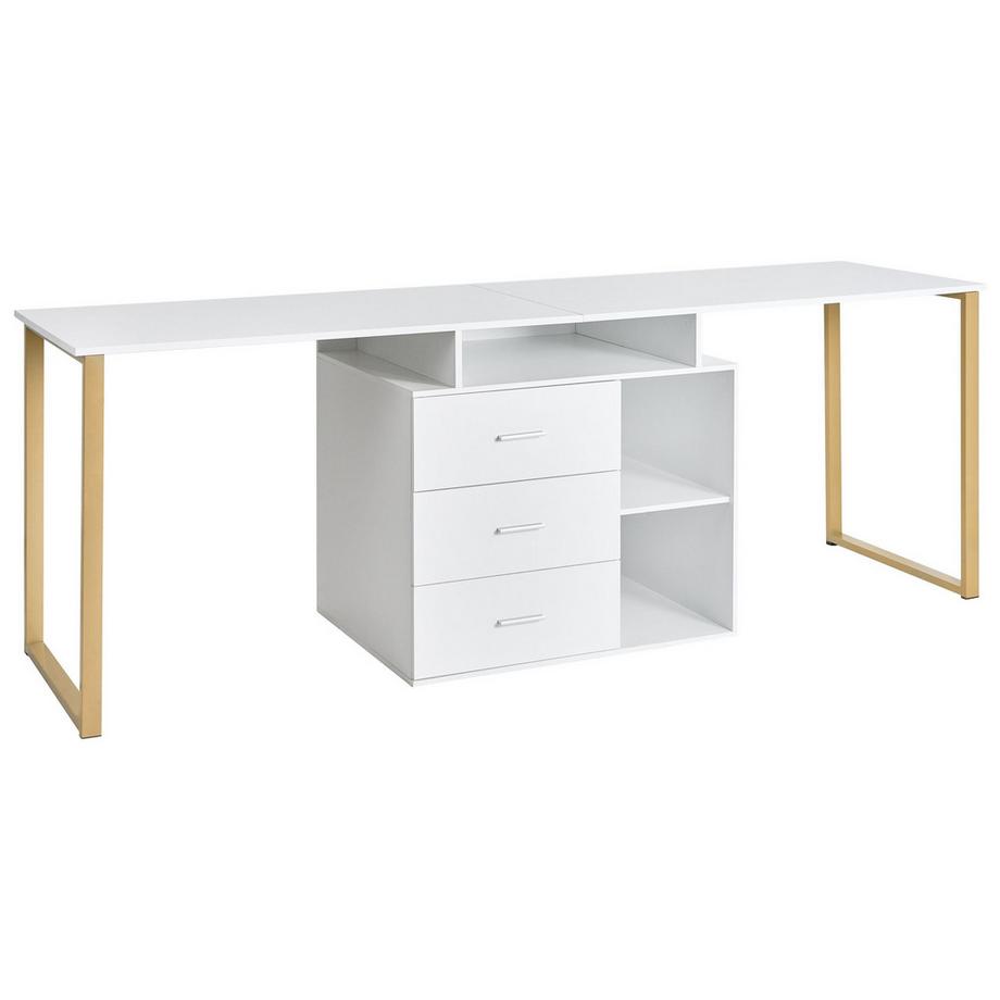 Bureau réglable en Panneau de particules de bois Glamour ASHMORE